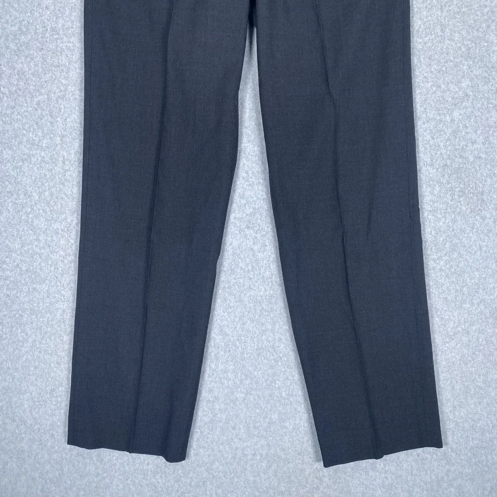 Banana Republic Gavin Dress Pants Mens 34/34 Gray Wool Straight Leg Trousers
